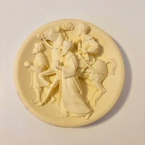 1989 Studio Dante di Volteradici We Three Kings Alabaster Wall Art Decor NIB